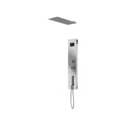 Kit Doccia A 4 Vie Con Idromassaggio E Cascata Acciaio Inox Da Incasso Fornito Completo -Stile Bagno 30097561 4