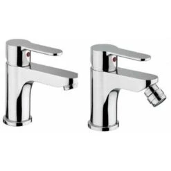 Set Miscelatore Lavabo E Bidet Paffoni Blu BLU135-BLU075