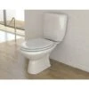 Bagnoexpert Water Donatello New Con Cassetta Di Scarico E Scarico Parete Cm. 65,5x36 Bianco Lucido