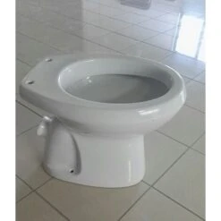 Bagnoexpert Water Donatello Scarico A Terra Con Due Fori E Esalatore Bianco Lucido