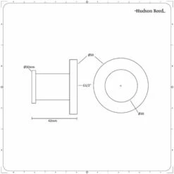 Hudson Reed Como Kit Doccia Con 1 X Nebulizzatore - Ottone Solido Cromato - Ø50 X 42mm -Stile Bagno 3115062 4