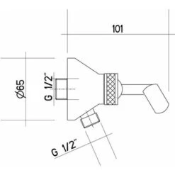 Kit Doccia Termostatico In Colore Cromo Gattoni Orta KT105/27C0.OLD Cromo -Stile Bagno 31853711 3