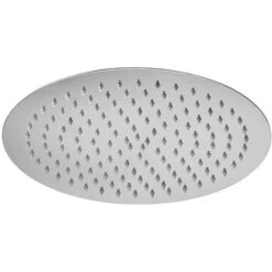 Soffione Doccia Slim Tondo Diametro 20 Cm In Acciaio Cromato