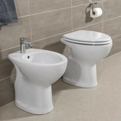Wc Per Anziani Con Altezza 48 Cm E Scarico A Pavimento -Stile Bagno 32056594 4