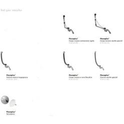 Hansgrohe Set Esterno Per Flexaplus Composto Da: Maniglia E Tappo Inox Codice 58185800 -Stile Bagno 32228439 3