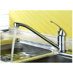 Rubinetto Cucina Canna Bassa Miscelatore Monocomando Lavello Cromato Silver -Stile Bagno 32330833 3