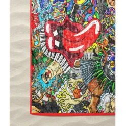 TELO MARE In Spugna MURALES Misura Grande Cm. 90 X 170 -Stile Bagno 32637744 3