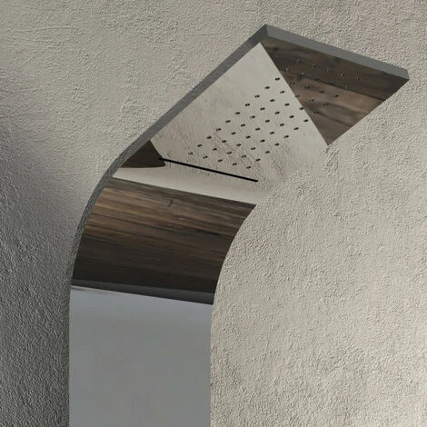 Colonna Doccia 001 Con 4 Funzioni In Acciaio Inox Getto A Cascata Cromo Lucida 2 Colonna Doccia 001 Con 4 Funzioni In Acciaio Inox Getto A Cascata Cromo Lucida - immagine 2