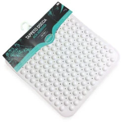 Tappeto Doccia Antiscivolo Colorato Quadrato 54X54cm Ventose PVC Non Slip -Stile Bagno 32753195 4