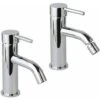 SET RUBINETTI BAGNO IN OTTONE CROMATO PER LAVABO E BIDET FASSA
