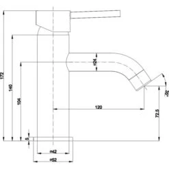 SET RUBINETTI BAGNO IN OTTONE CROMATO PER LAVABO E BIDET FASSA -Stile Bagno 32809146 4