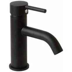 RUBINETTO LAVABO FINITURA NERO OPACO FASSA