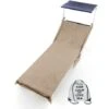 TELO MARE LETTINO In Spugna Di Puro Cotone BEDDY BEACH © Con Tasche MISURA CM. 75 X 190 E Zaino SPIAGGIA Tortora