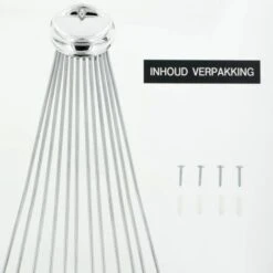 Barra Per Tenda Da Doccia A Ombrello Ad Angolo Cromo Sealskin -Stile Bagno 34055387 3