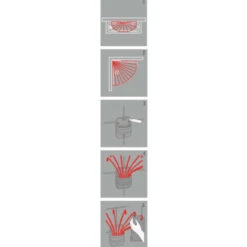 Barra Per Tenda Da Doccia A Ombrello Ad Angolo Cromo Sealskin -Stile Bagno 34055387 4