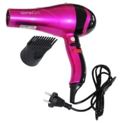 Trade Shop - Asciugacapelli Phono Professionale Potenza 1500watt 3 Velocità Diffusore Gm-1704 -Stile Bagno 34906944 3