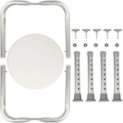 Sgabello Per Doccia Tondo, Sgabello Per Vasca Ergonomico, Regolabile In Altezza -Stile Bagno 35184004 4