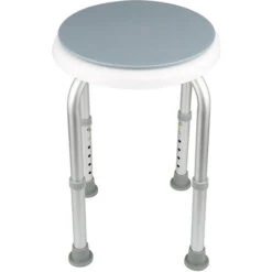 Sedile Doccia 360 Girevole Sgabello Doccia Sedia Da Doccia Regolabile In Altezza Panca Da Bagno Rotonda