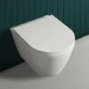 Wc Sospeso Rimfree Serie Feeling In Ceramica Con Finitura Bianco Matt