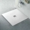 Piatto Doccia Resina 70x70 Su Misura Bianco Effetto Pietra Karen