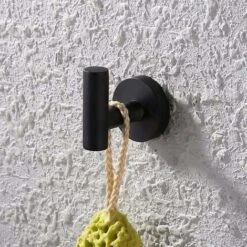 SOEKAVIA Ganci Da Parete Ganci Portasciugamani Da Bagno Ganci Appendiabiti In Acciaio Inox Nero Opaco SUS304 Appendiabiti Porta Asciugamani Portaoggetti 2 Pezzi -Stile Bagno 35820945 5
