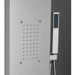 Pannello Colonna Doccia In Acciaio Con Miscelatore Cascata Idromassaggio Sirmione Colore: Silver -Stile Bagno 35911890 5