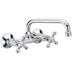 Rubinetto Lavello A Murocon Canna Superiore - Serie Liberty