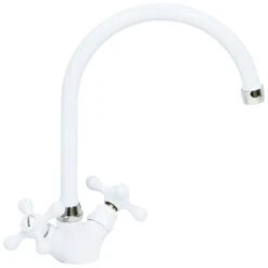 Rubinetto Lavello Country Bianco