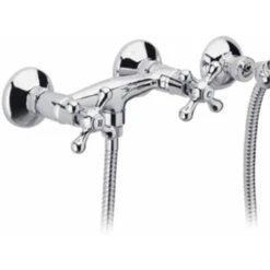 Rubinetto Doccia A Muro Con Doccia Duplex - Serie Liberty -Stile Bagno 3607569 3