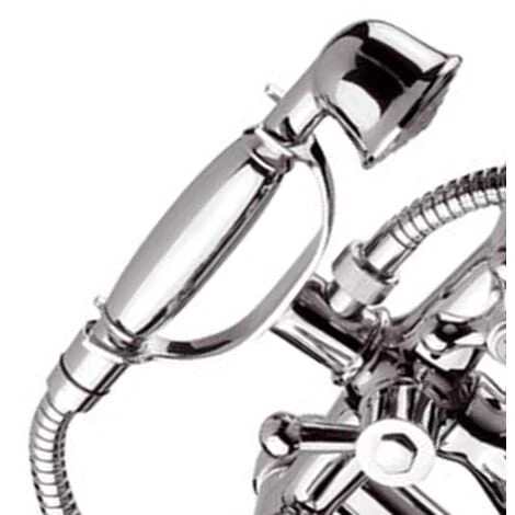 Rubinetto Vasca Esterno Con Colonnette Altecon Doccia - Serie Liberty 2 Rubinetto Vasca Esterno Con Colonnette Altecon Doccia - Serie Liberty - immagine 2