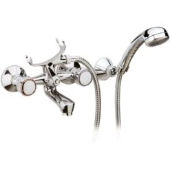 Rubinetto Vasca Esterno Con Doccia Duplex - Serie 1000-2000