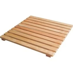Pedana Doccia Larice Cm. 60 X 60 (per Piatti Cm 80 X 80 E Oltre)