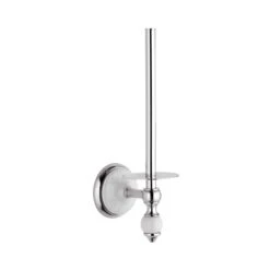 Portarotolo Cromato Sabbiato - Serie Epoca