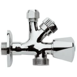 Rubinetto Combinato 1/2 Sottolavabo E 3/4 Attacco Lavatrice