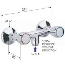 Rubinetto Esterno Doccia - Serie 1000-2000 -Stile Bagno 3608937 3