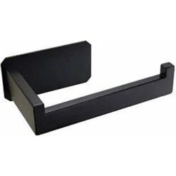 Porta Carta Igienica Autoadesivo In Acciaio Inossidabile SUS 304 Per Il Bagno, Senza Fori, Installazione Facile (Quadrato)