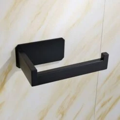 Porta Carta Igienica Autoadesivo In Acciaio Inossidabile SUS 304 Per Il Bagno, Senza Fori, Installazione Facile (Quadrato) -Stile Bagno 36735041 4