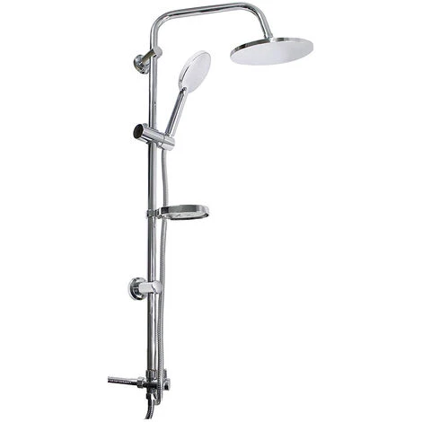 Colonna Doccia Da Bagno Saliscendi Con Soffione Fisso Tondo Doccetta Telefono Multigetto Asta 98 Cm Con Portasapone Sistema Anticalcare Box Doccia 1 Colonna Doccia Da Bagno Saliscendi Con Soffione Fisso Tondo Doccetta Telefono Multigetto Asta 98 Cm Con Portasapone Sistema Anticalcare Box Doccia