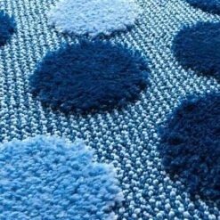 Tappeto Bagno Camera Antiscivolo Shaggy Moderno Scendi Doccia Assorbente 100% Made In Italy Porpora - 65x40 Cm -Stile Bagno 38416439 4