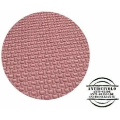 Tappeto Bagno Camera Antiscivolo Shaggy Moderno Scendi Doccia Assorbente 100% Made In Italy Porpora - 65x40 Cm -Stile Bagno 38416439 5