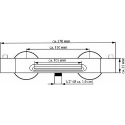 Miscelatore Termostatico Per Vasca CARNEO Cromato EISL -Stile Bagno 38707883 3
