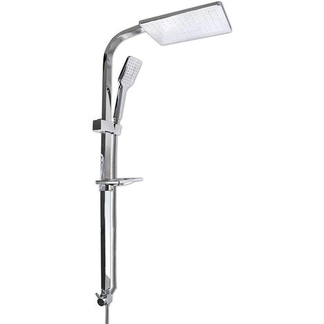 Colonna Doccia Da Bagno Saliscendi Con Soffione Fisso Doccetta Telefono Multigetto Asta 98 Cm Con Portasapone Sistema Anticalcare Box Doccia 1 Colonna Doccia Da Bagno Saliscendi Con Soffione Fisso Doccetta Telefono Multigetto Asta 98 Cm Con Portasapone Sistema Anticalcare Box Doccia