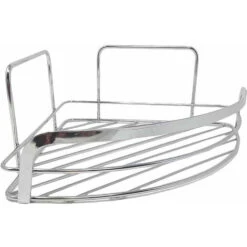 Mensola Angolare Per Doccia In Acciaio Da Appendere A Muro Un Ripiano Porta Oggetti