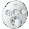 Grohe Grohtherm SmartControl - Miscelatore Doccia Termostatico Ad Incasso, 3 Utenze, Cromato 29121000