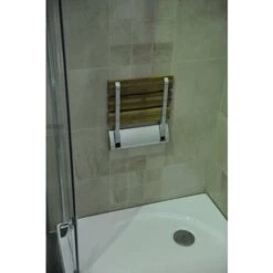 Aqualine Docce - Sedile Doccia Ribaltabile 320x230 Mm, Bambú AE236 -Stile Bagno 40509131 5
