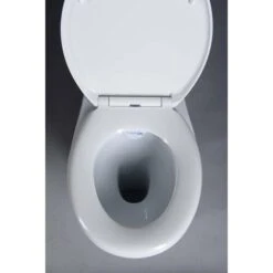 Sapho Etiuda - WC Monoblocco Per Portatori Di Handicap CLEAN ON, Rimless, Scarico Posteriore, Bianco K11-0221 -Stile Bagno 40509229 5
