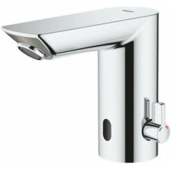 Grohe Bau Cosmopolitan E - Miscelatore Elettronico Ad Infrarossi Da Lavabo, Alimentazione Da Rete 230 V, Cromato 36453000 -Stile Bagno 40509303 5
