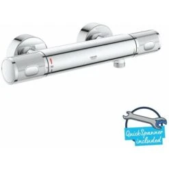 Grohe Precision Feel - Miscelatore Doccia Termostatico, Cromo 34790000