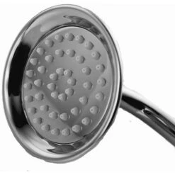 Soffione Doccia Stile Retrò In Abs Cromato Lucido Con Attacco 1/2 Pollici Telefono Doccia Vasca Con Manico Bianco -Stile Bagno 41443471 5