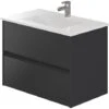 Kit Mobili E Lavabo Grigio